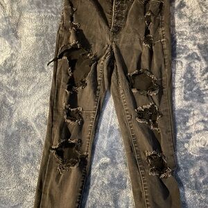 SO Black Curvy Jeggings